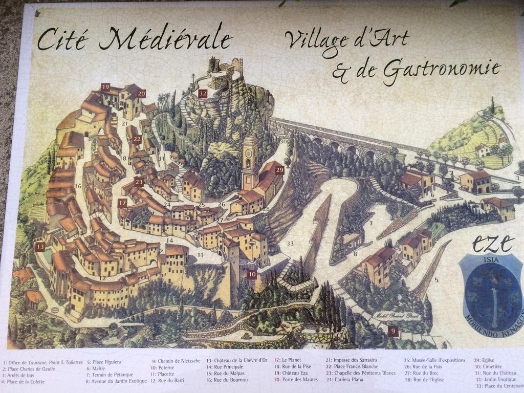 Eze Monaco Middle Of Old Town Of Eze Vieux Village Romantic Hideaway With Spectacular Sea View Eksteriør billede